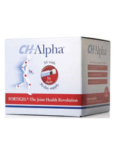 Ch-Alpha joint health collagen supplement box with 30 vials for daily use to support joint health